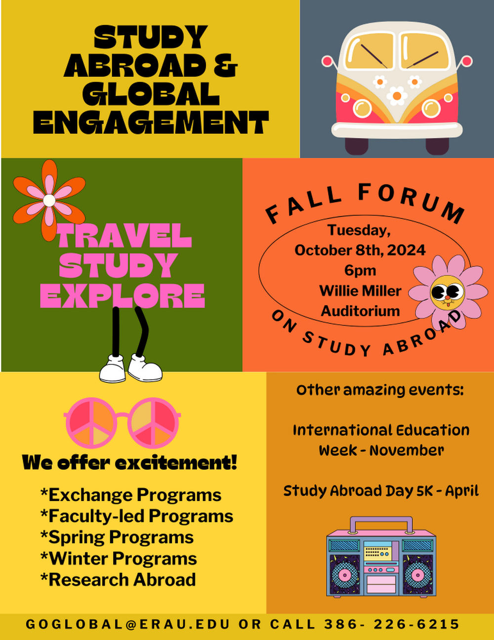 Flyer for SA&GE's Fall Forum