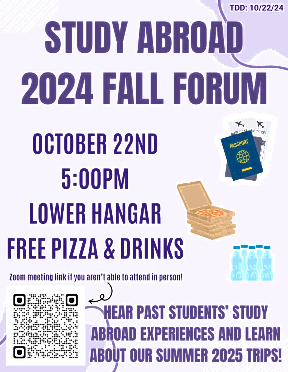 Fall Forum Flyer