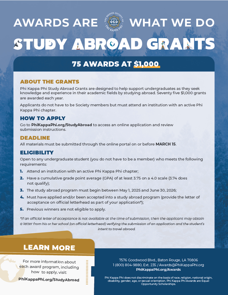 Phi Kappa Phi Fact Sheet Phi Kappa Phi Fact Sheet